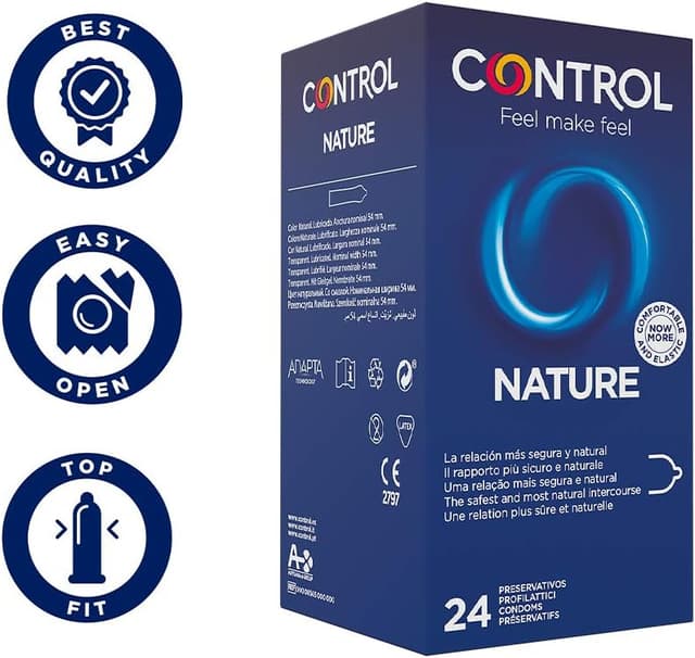 Thumbnail 1 de Control Natural Mix 24 preservativi e gel đź’‹