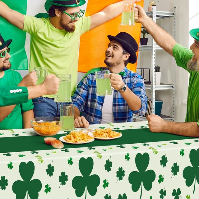 Thumbnail 4 de QZYL 3 Pack St Patricks Day Tablecloths 54x108