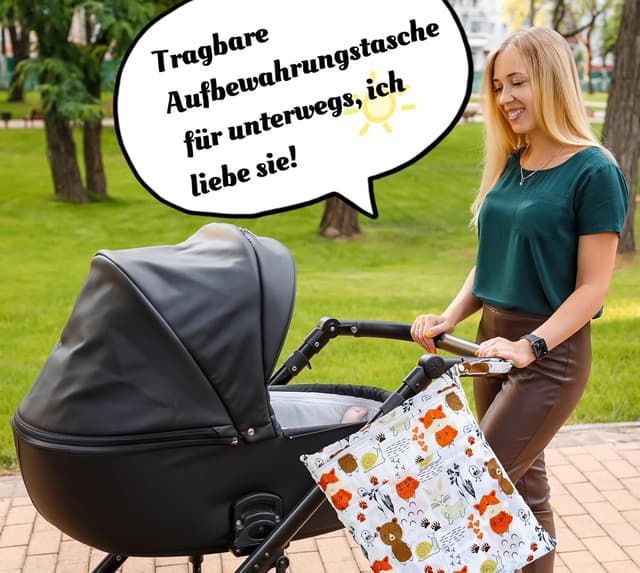Detalle 2 de TRASUN Wetbag 2er Set für Nassbeutel