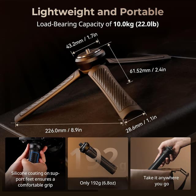 Detalle 2 de SmallRig Mini-Stativ 4117 mit Schnellverschluss