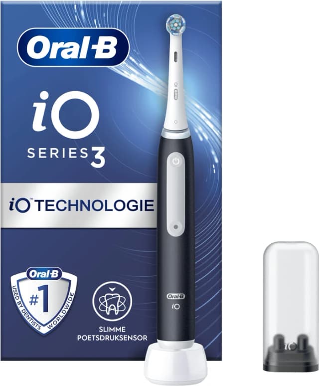 Thumbnail 2 de Oral-B iO 3N Schwarz elektrische Zahnbürste