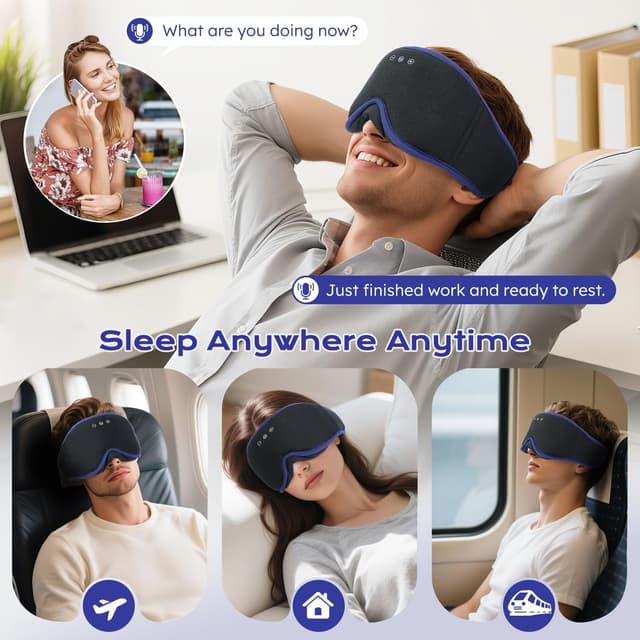 Thumbnail 6 de LC-dolida Bluetooth Sleep Mask Headphones