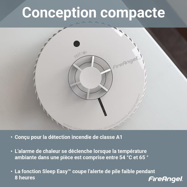 Thumbnail 3 de FireAngel FA6215-INT Détecteur de Chaleur pour Cuisine