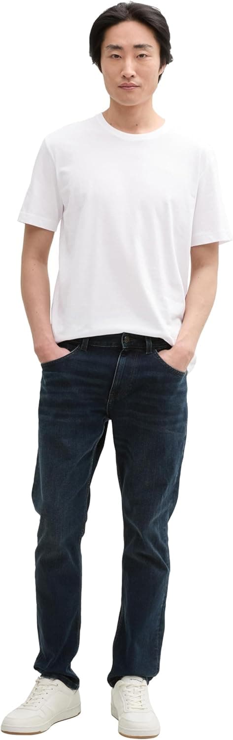 Detalle 2 de TOM TAILOR maglietta da uomo 20000 bianco (XL): comfort leggero e stile pulito