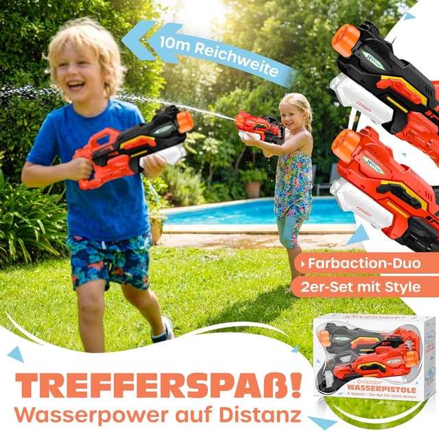Thumbnail 5 de KESSER Wasserpistolen 2er Set Reichweite 10–11 m