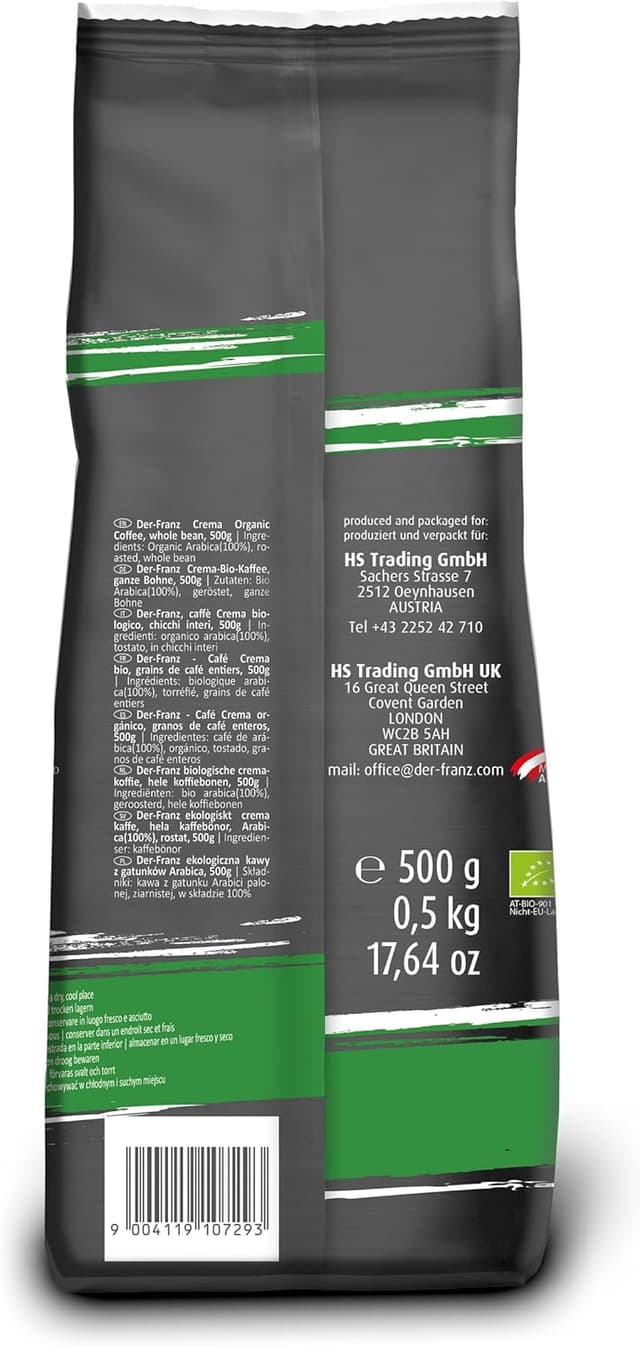 Thumbnail 1 de Der-Franz Crema orgánica 1000 g grano entero