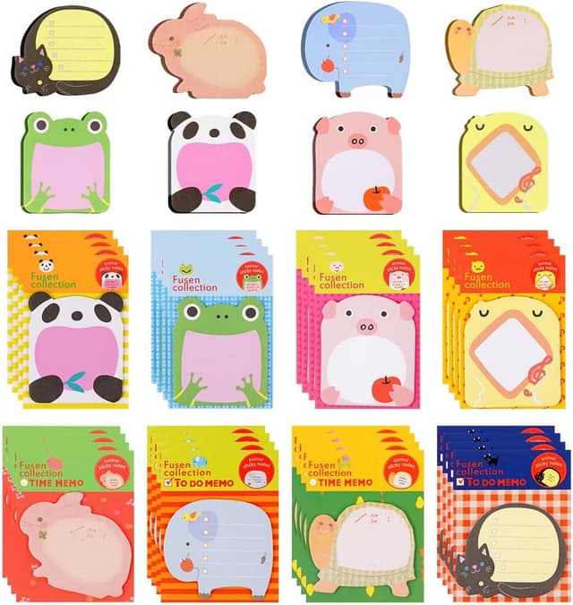 Detalle de OFFCUP Notas adhesivas animales 720 hojas