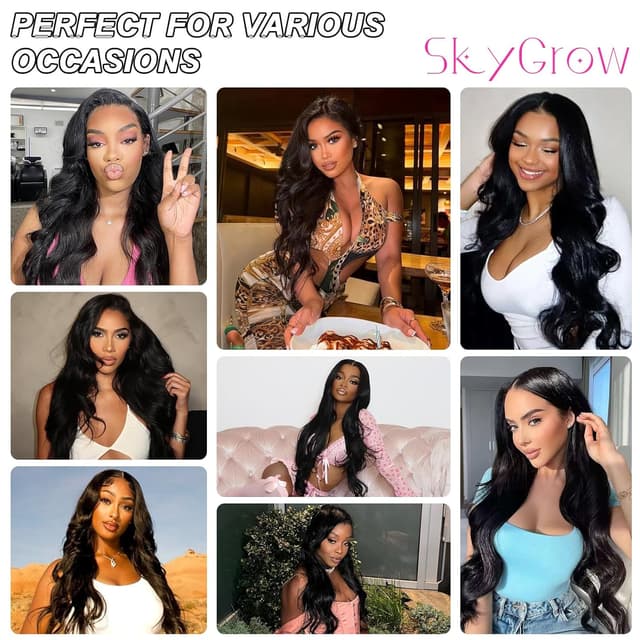 Detalle 2 de SkyGrow 13x6 Body Wave Lace Wig 13x6