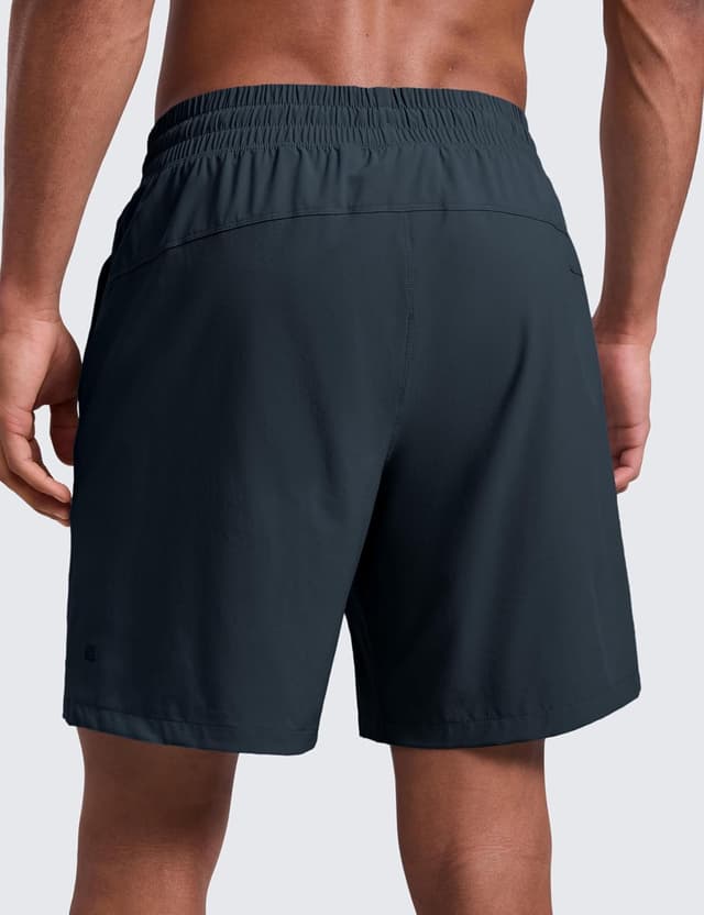 Detalle 2 de CRZ YOGA pantaloncini running uomo 18 cm True Navy L con fodera a rete