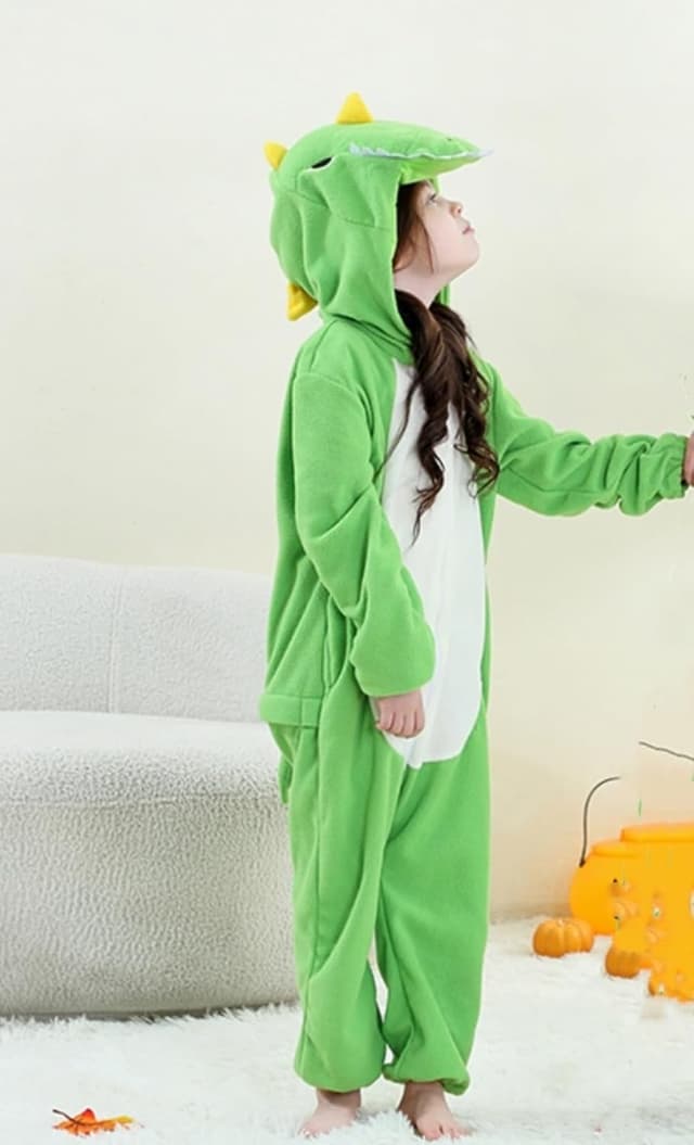 Thumbnail 2 de CarRivb Dino Onesie Hoodie Pyjamas Kinder