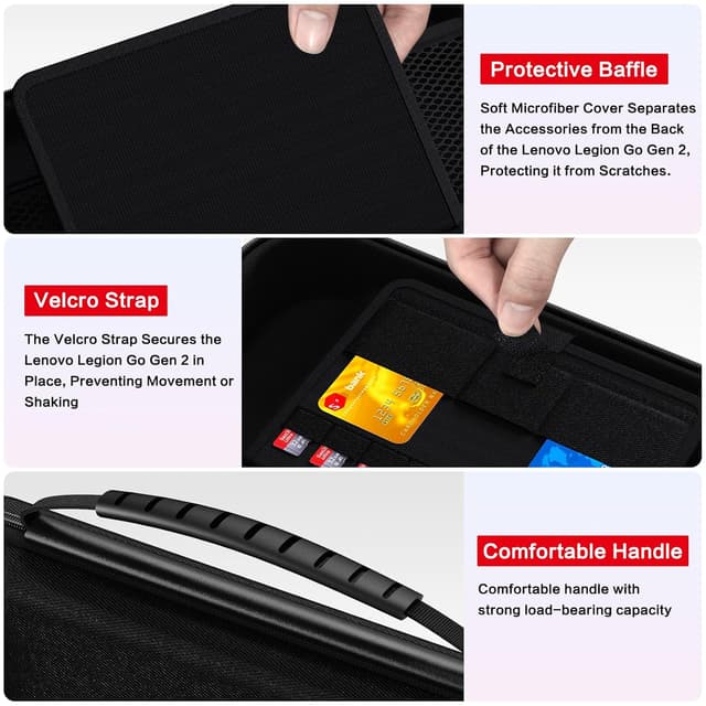 Detalle 2 de ivoler Tasche für Lenovo Legion Go Gen 2 8 Spiele