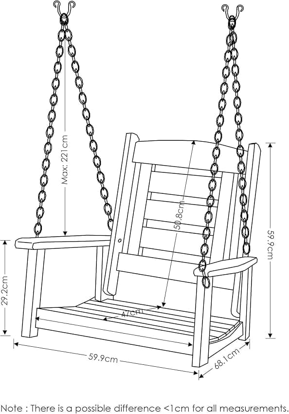 Thumbnail 6 de Furinno Tioman Columpio 1 unidad naturales