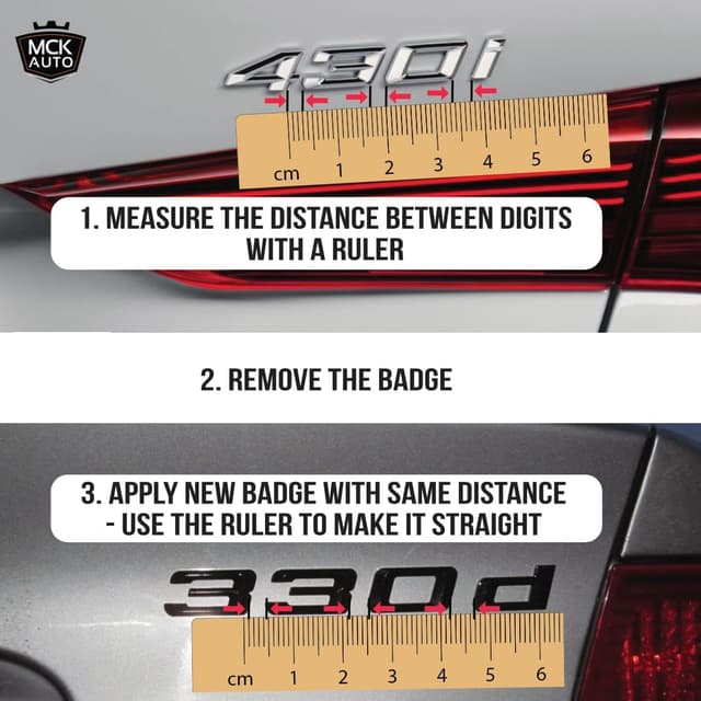 Thumbnail 1 de MCK Auto C200d Aufkleber schwarz glänzend