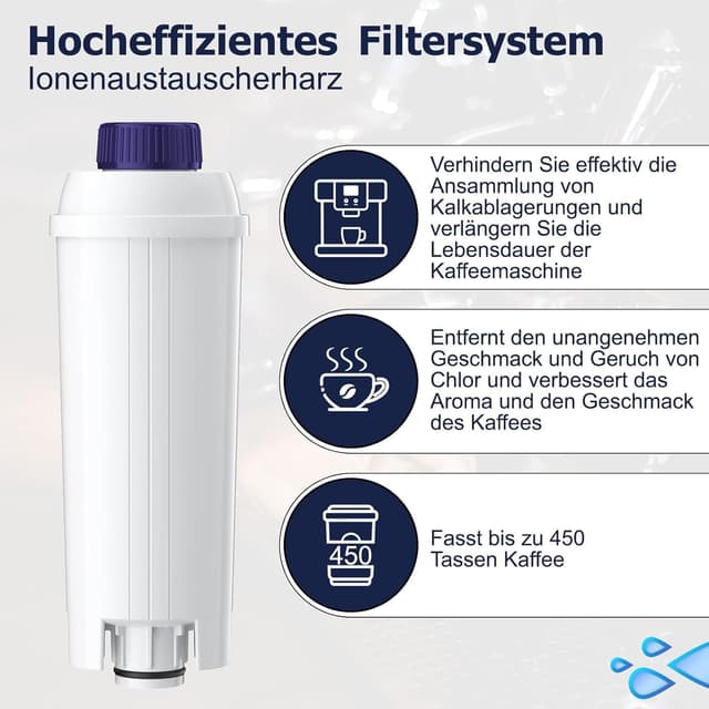 Detalle 2 de ARETHONE DLSC002 Wasserfilter 8er-Pack