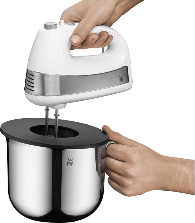 Detalle de WMF Function Bowls Rührschüssel aus Edelstahl mit Deckel, 2,5 l