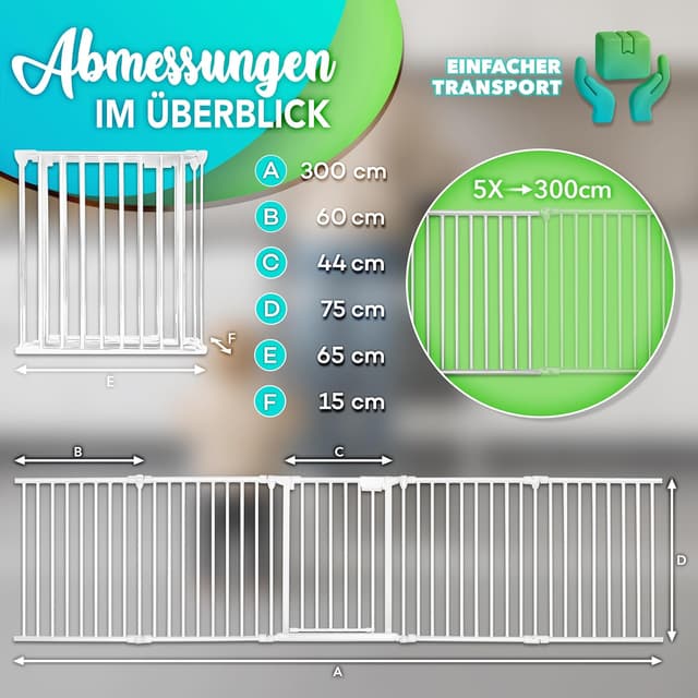 Thumbnail 1 de KIDUKU Kaminschutzgitter 300 cm mit Tür 🔒