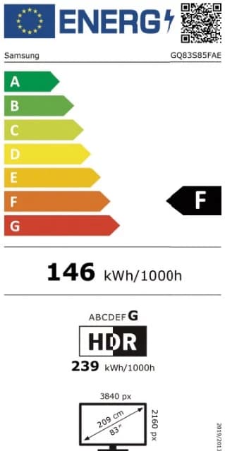 Thumbnail 8 de Samsung 83 Zoll OLED S85F 4K (2025)