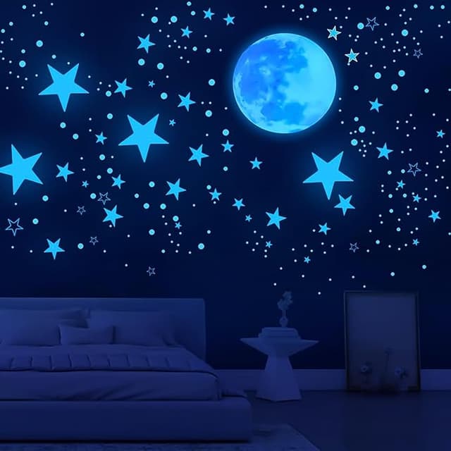Imagen de Luminoso Pegatinas 629 Piezas para Decoración Infantil 🌙⭐ en OfertitasTOP