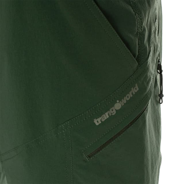 Detalle 2 de Trangoworld Yittu VN: pantalón corto de mujer elástico para trekking y senderismo