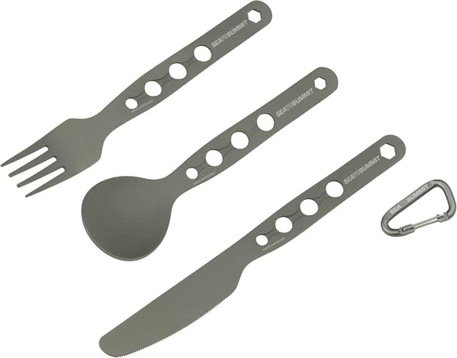 Imagen de Sea to Summit Alphaset 3pc Cutlery Set gris anodisé en OfertitasTOP