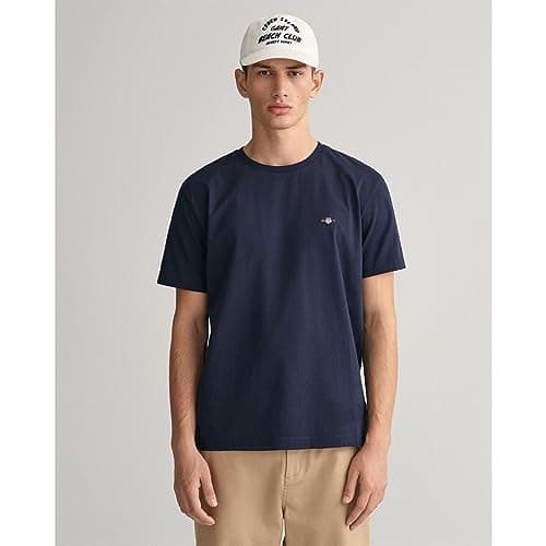 Detalle 2 de GANT Hombre Camiseta Escudo Evening Blue L