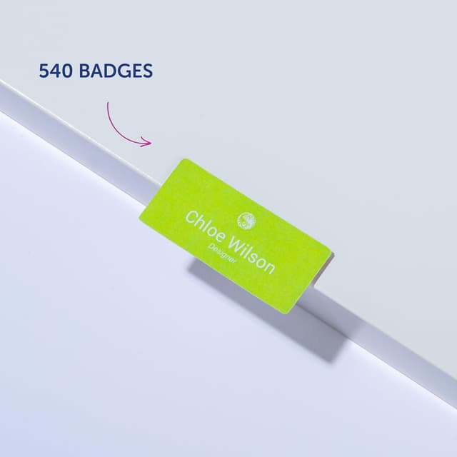 Thumbnail 3 de Avery 540 badges adhésifs en soie Laser