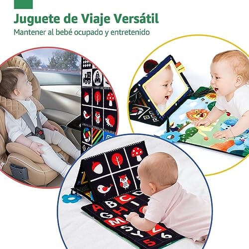 Detalle 2 de Hahal and Juguetes Montessori espejo bebé