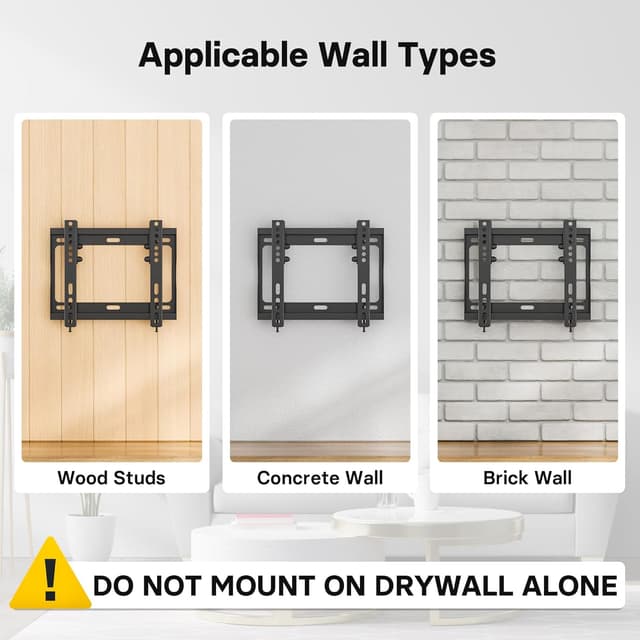 Detalle 2 de BONTEC Low Profile TV Wall Mount 30mm