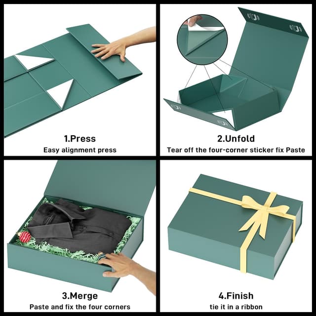 Detalle 2 de Gift boxes 30 x 20 x 7.6 cm with magnetic