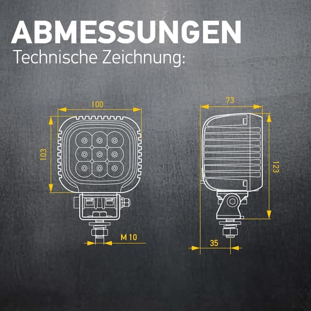 Detalle 1 de HELLA VALUEFIT 1GA LED faro lavoro 3000 lm