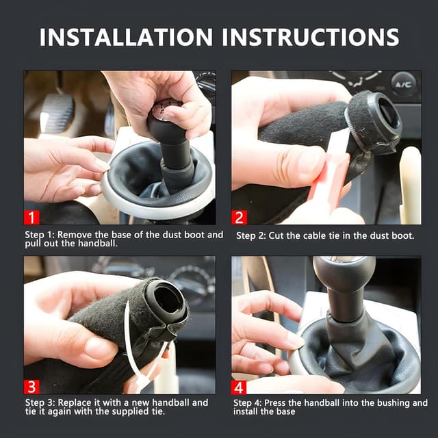 Detalle de Carehabi BillyBath pommeau de levier de vitesses manuel 5 vitesses noir et argent pour Peugeot/Citroën