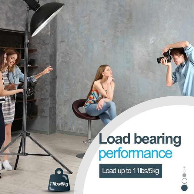 Thumbnail 6 de EMART 210 cm Lichtstativ, 5 kg Traglast đ„