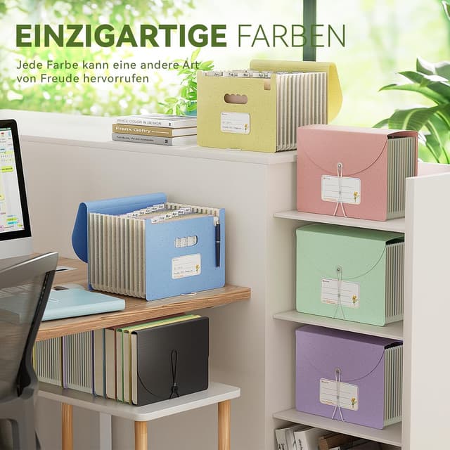 Thumbnail 6 de EcoStash Dokumentenmappe A4 12 Fächer