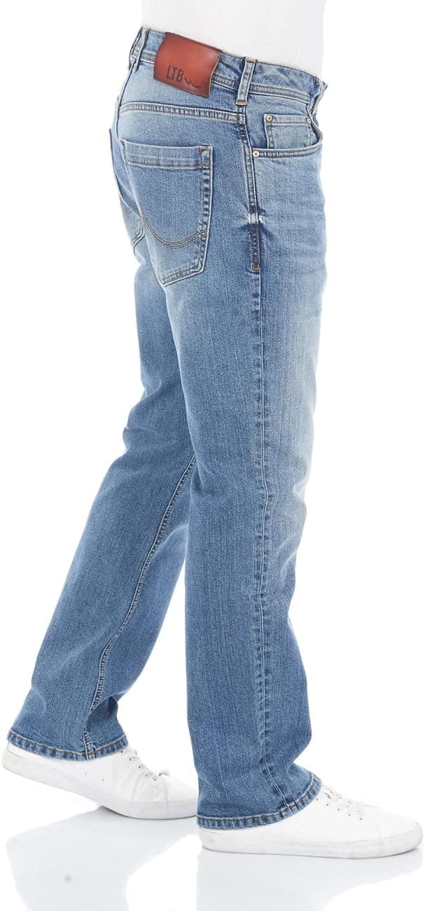 Detalle 2 de LTB Jeans Herren Stretch PaulX Straight Fit Jeanshose (Denim Blau/Schwarz) – Größen 28 bis 40