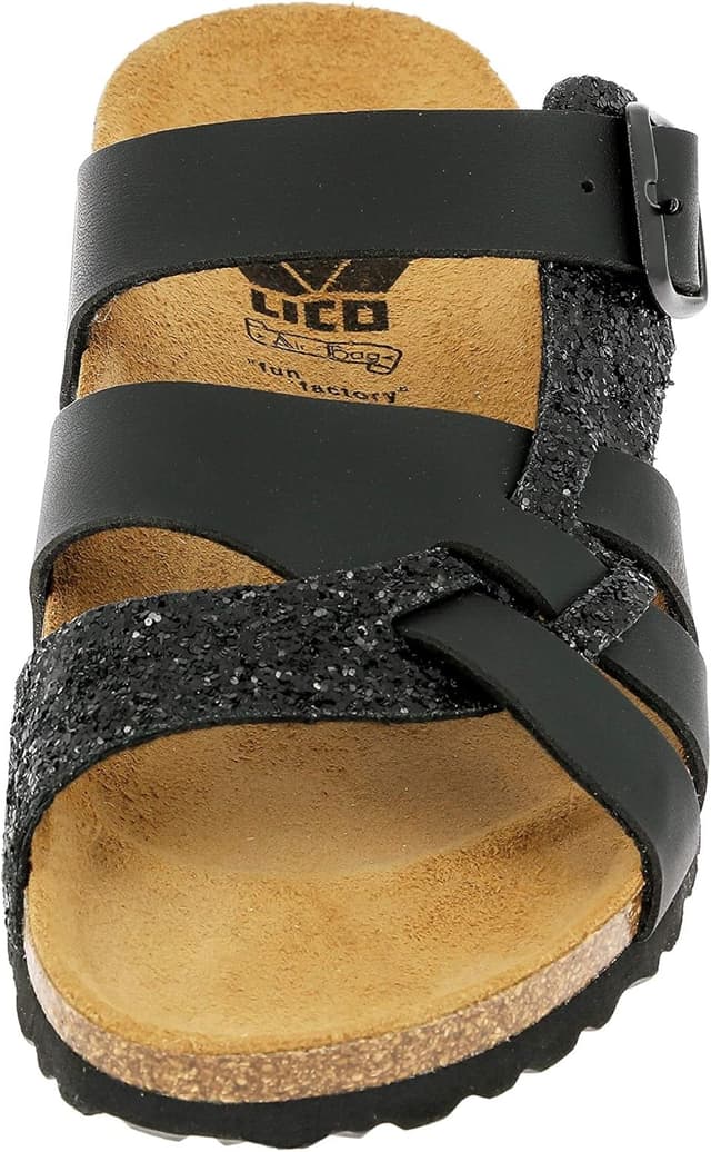 Detalle de Lico Unisex Bioline Gleam Pantoletten mit flexibler Sohle