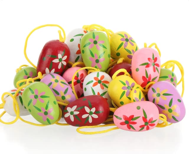 Thumbnail 6 de COM-FOUR® 24x œufs de Pâques à suspendre 🐣