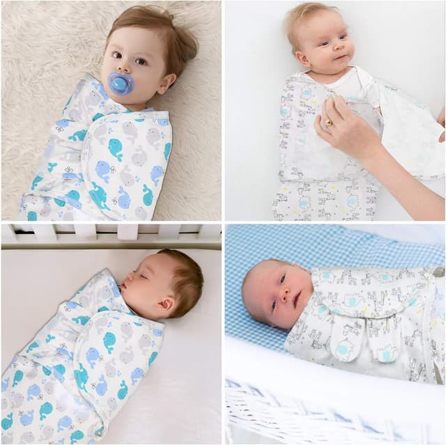 Thumbnail 6 de Vicloon Baby Swaddle Coperta 2 pezzi 👶