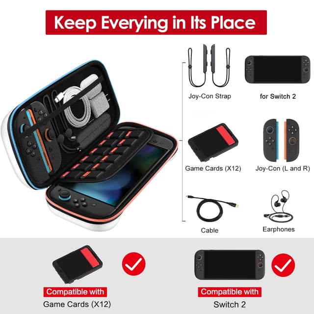 Detalle 2 de ivoler Tasche Nintendo Switch 2 Modell Schutzhülle