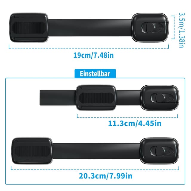 Detalle 2 de ECHOCUBE Kindersicherung für Möbel, 8er-Set