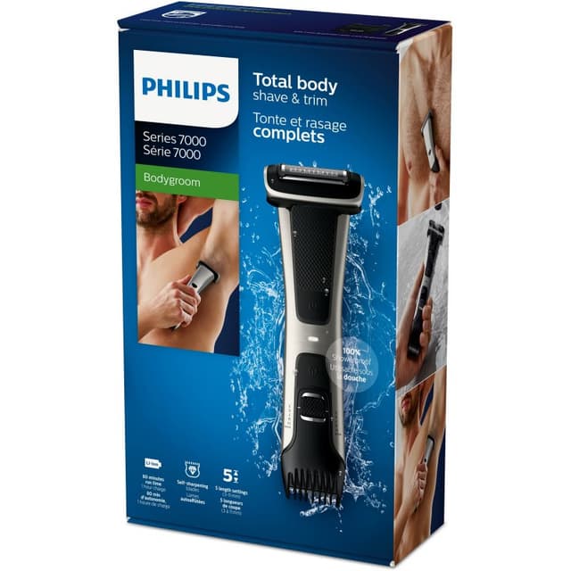 Thumbnail 1 de Philips Bodygroom 7000 afeitadora corporal negra