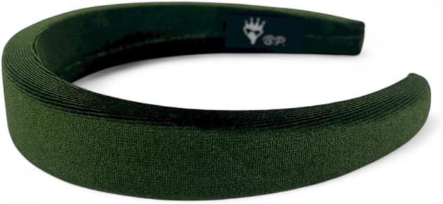 Imagen de Bottega della Principessa Serre-tête velours Vert forêt en OfertitasTOP