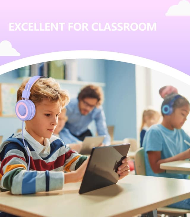 Thumbnail 5 de Bywulanda Upgrade USB-C Kids Headphones 94dB