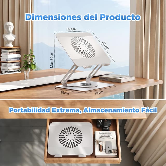 Thumbnail 3 de ICARE Soporte Portátil con Refrigeración y Base Magnética ❄️