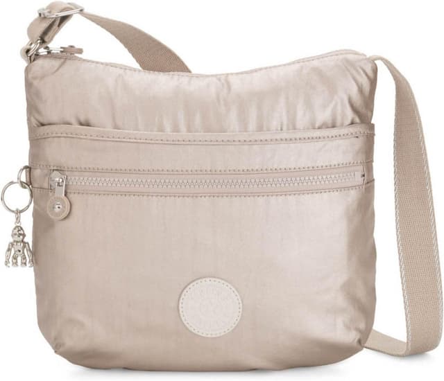 Detalle de Kipling Arto bandolera mediana moda plata
