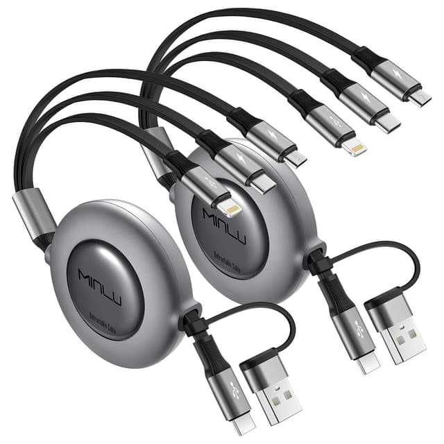 Detalle de MINLU 5 in 1 Multi USB Kabel 3,5 A