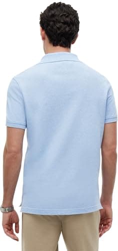 Detalle 2 de Tommy Hilfiger Polo Regular 1985 para Hombre MW0MW17770 (Azul, XL)