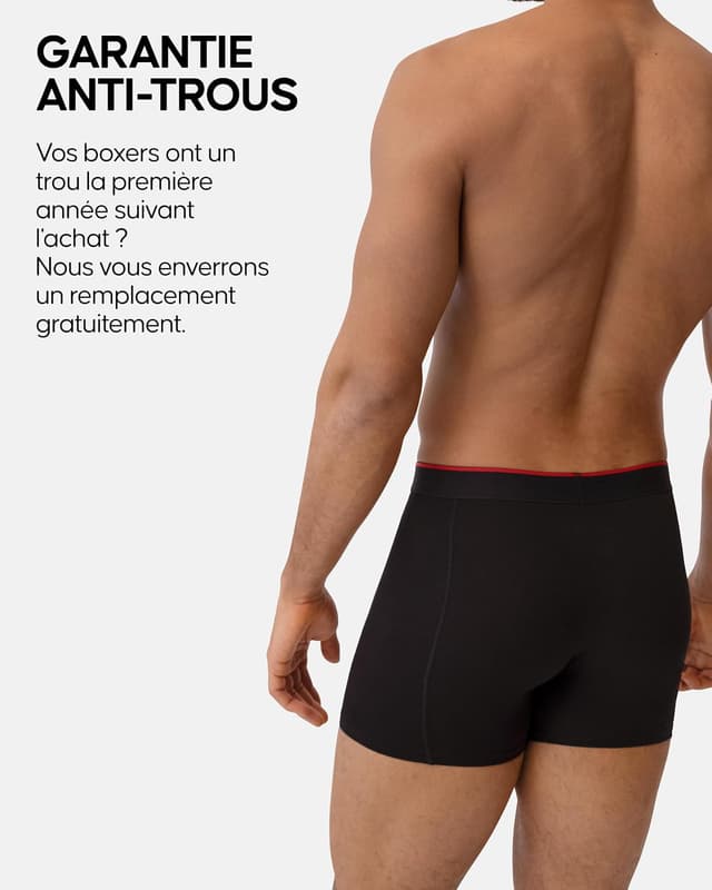 Detalle 2 de DANISH ENDURANCE Boxer Bambou Homme Lot de 6 L đ©Č
