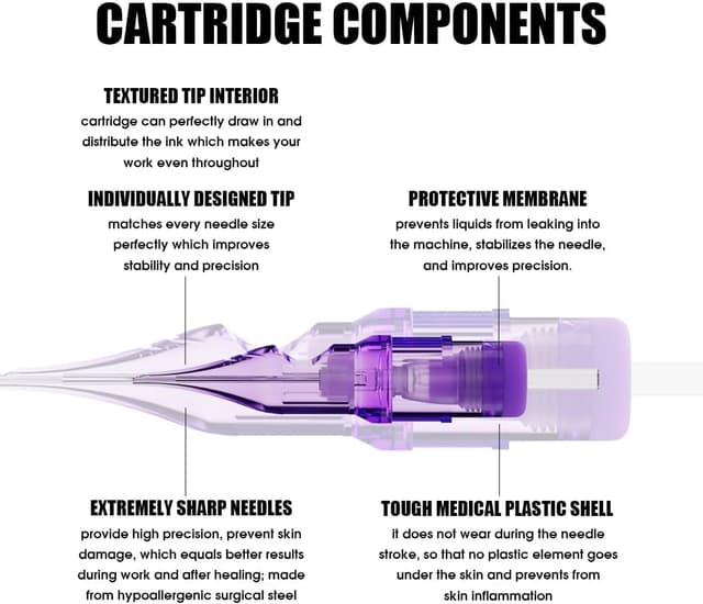 Thumbnail 1 de Mast Pro2 Agujas de Tatuaje Kit 50 piezas 0,30 mm