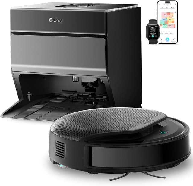 Detalle de Lefant M5 Pro robot vacuum 18000Pa