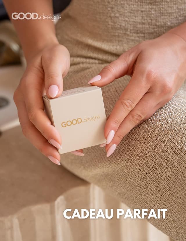 Detalle 2 de GD GOOD.designs – Créoles en acier inoxydable pour femmes avec boules (15 mm), hypoallergéniques et étanches